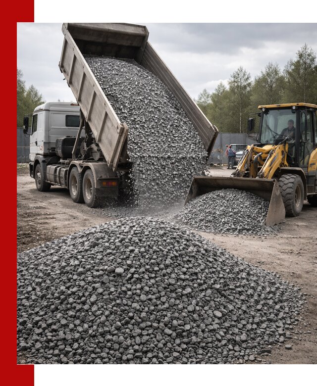 Доставка и продажа щебня гранитного в Пугачёве