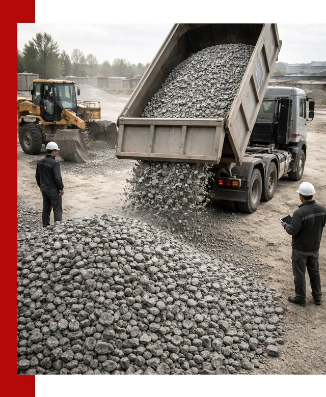Доставка гранитного щебня фракции 20-40 в Пугачёве
