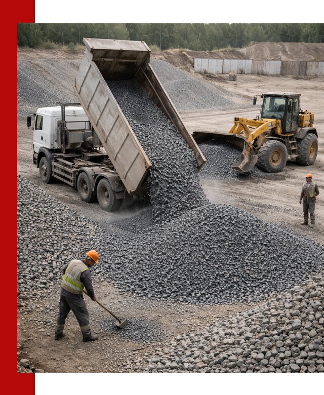Щебень габбро-диабаз фр. 5-20 с доставкой в Пугачёве