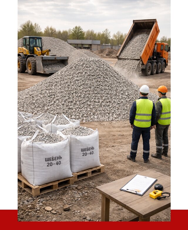 Известняковый щебень 20-40 в Пугачёве от 2134 р. ПРОНЕРУДПгч