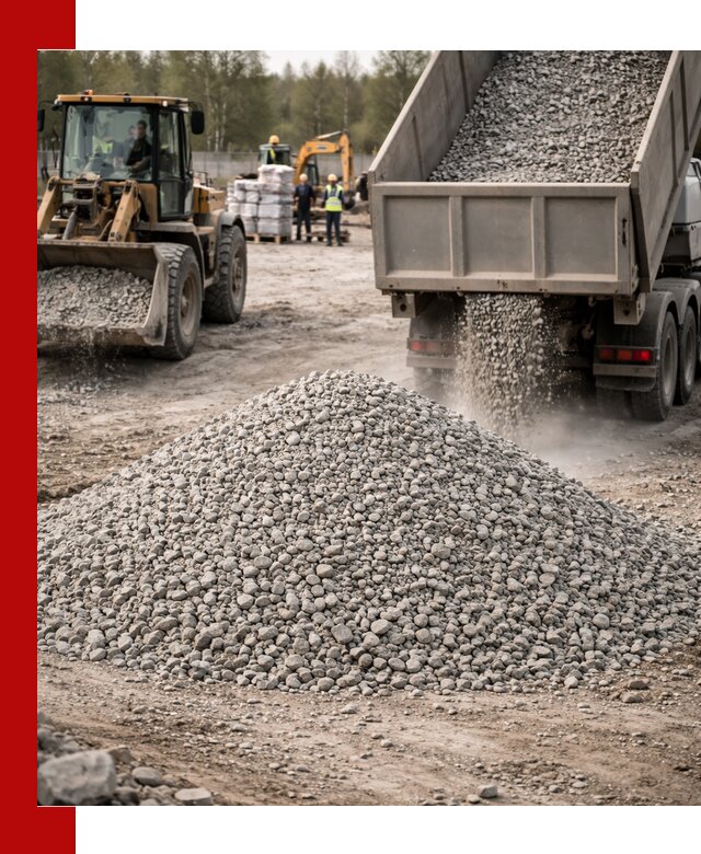 Вторичный щебень фракции 5-20 в Пугачёве — доставка и продажа крупнотоннажно