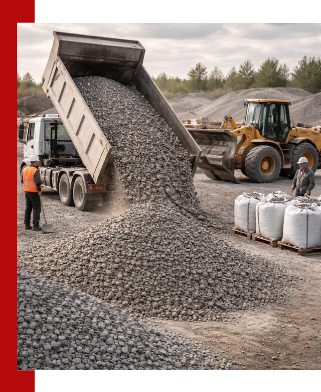 Бетонный щебень фракция 5–20 с доставкой в Пугачёве