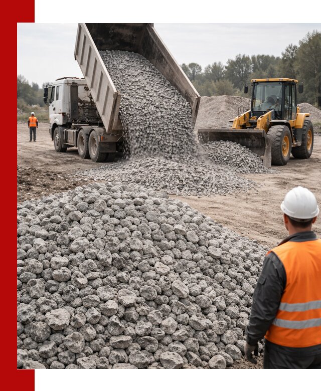 Доставка бетонного щебня фракции 20-40 в Пугачёве