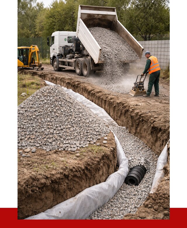 Щебень для дренажа в Пугачёве от 1880 р., ПРОНЕРУДПгч доставка
