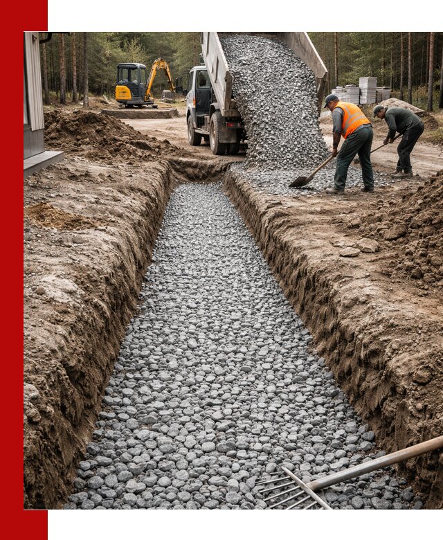 Щебень для дренажа с доставкой в Пугачёве высокого качества