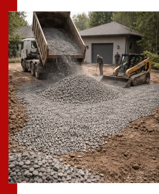 Щебень для парковки в Пугачёве: доставка и укладка качественного материала