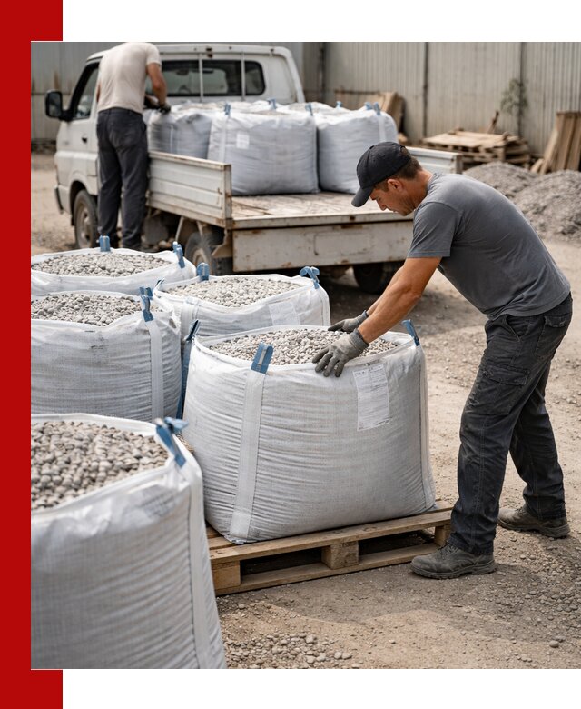 Доставка щебня в мешках по выгодным ценам в Пугачёве