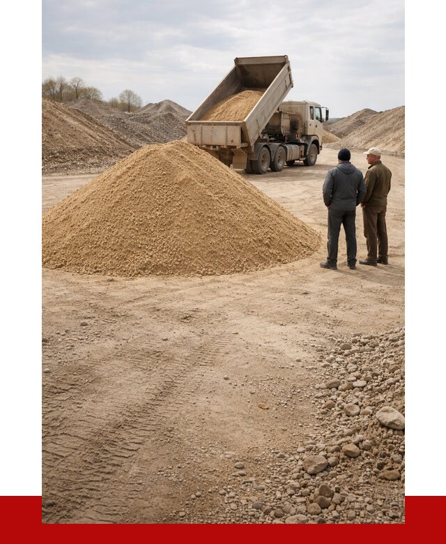 Карьерный песок крупнозернистый в Пугачёве от 8636 р | ПРОНЕРУДПгч