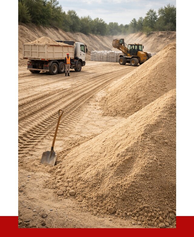 Карьерный песок мелкозернистый в Пугачёве от 9144 р. | ПРОНЕРУДПгч