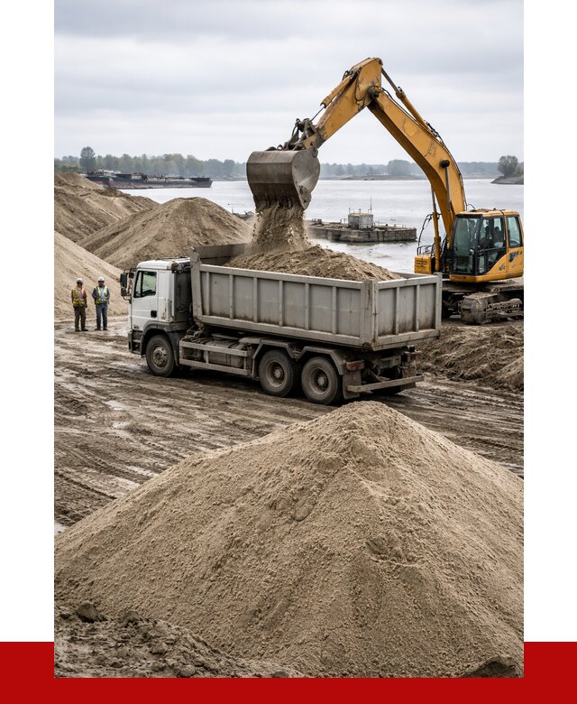 Купить речной песок навалом в Пугачёве от 1829 р., ПРОНЕРУДПгч