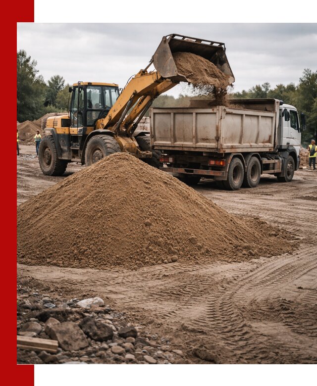 Доставка речного песка навалом в Пугачёве быстро и выгодно