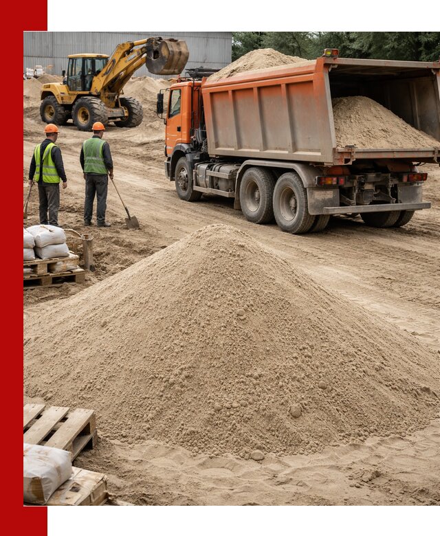 Доставка и продажа мытого речного песка в Пугачёве