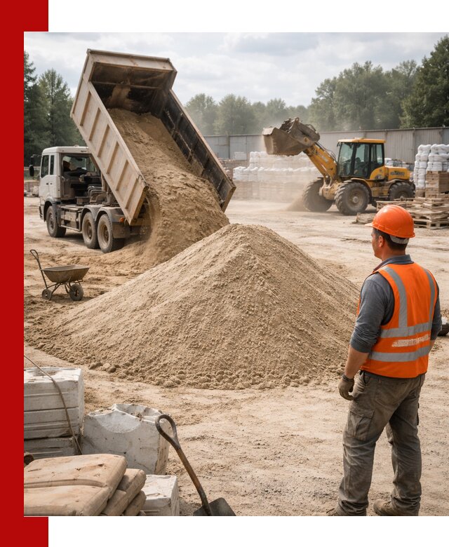 Доставка строительного песка с самосвалом в Пугачёве