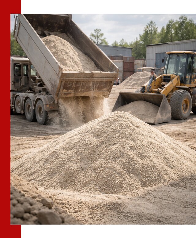 Кварцевый песок с доставкой в Пугачёве для строительных работ