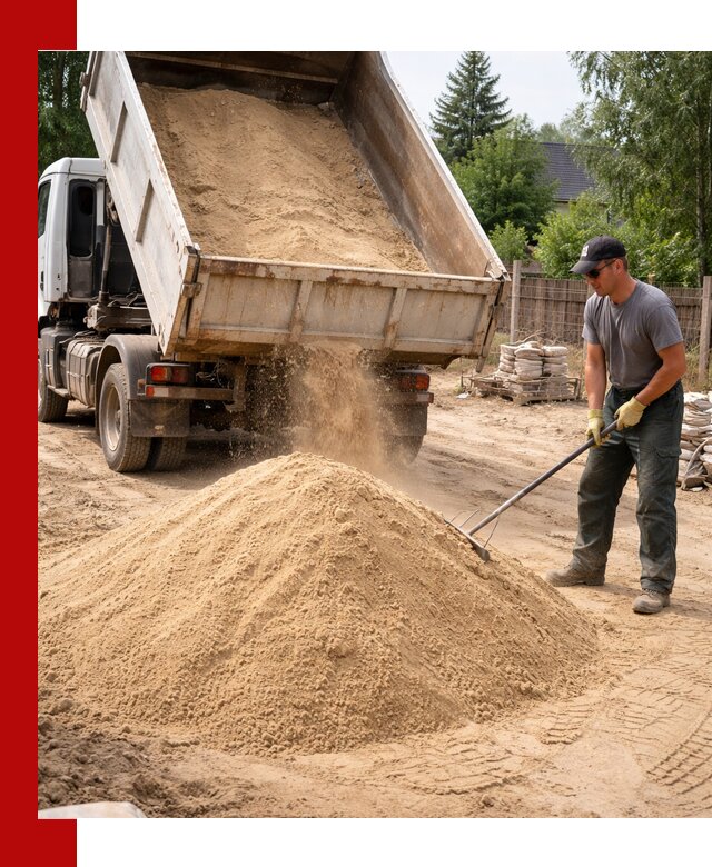 Доставка сухого песка самосвалами в Пугачёве
