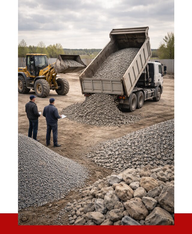 Гравий и камень с доставкой в Пугачёве от 4267 р. - ПРОНЕРУДПгч