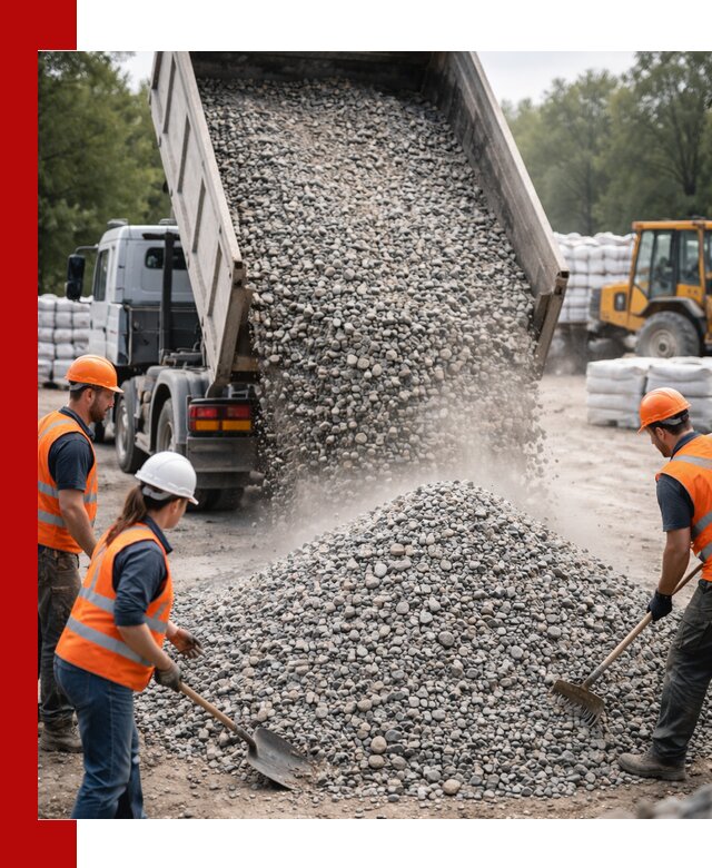 Доставка гравия и камня в Пугачёве оптом и в розницу