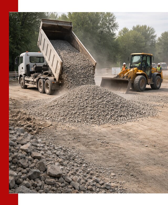 Гравий фракция 5–20 доставка в Пугачёве оптом и в розницу