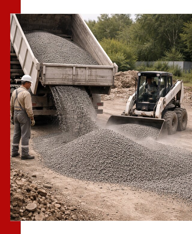 Доставка гравийного отсева 0-5 в Пугачёве оптом и в розницу