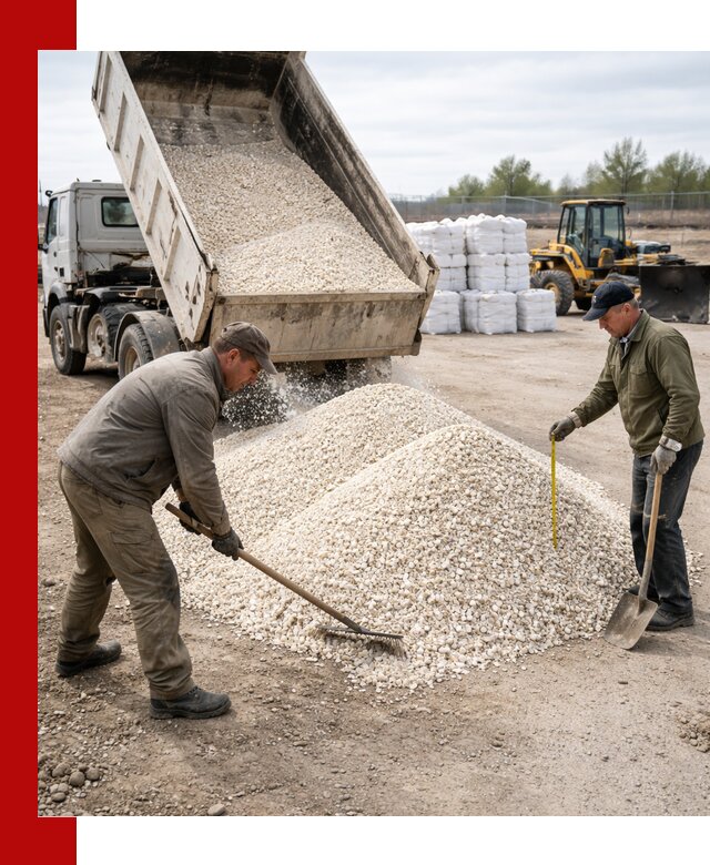 Мраморная крошка с доставкой и разгрузкой в Пугачёве