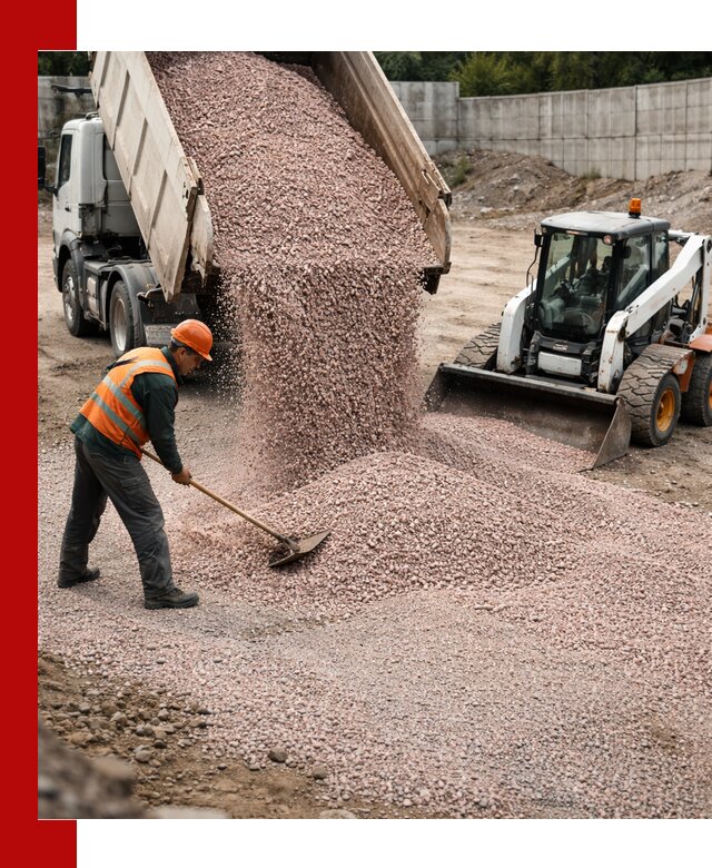 Крошка розовый гранит с доставкой в Пугачёве от производителя