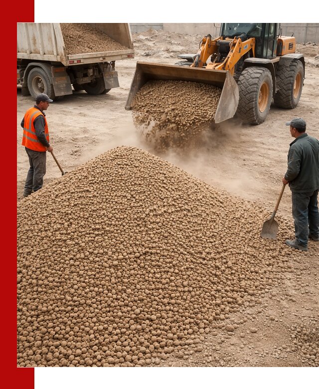 Керамзит фракция 10-20 с доставкой в Пугачёве