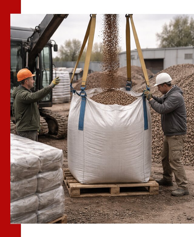 Керамзит в биг-бегах с доставкой в Пугачёве