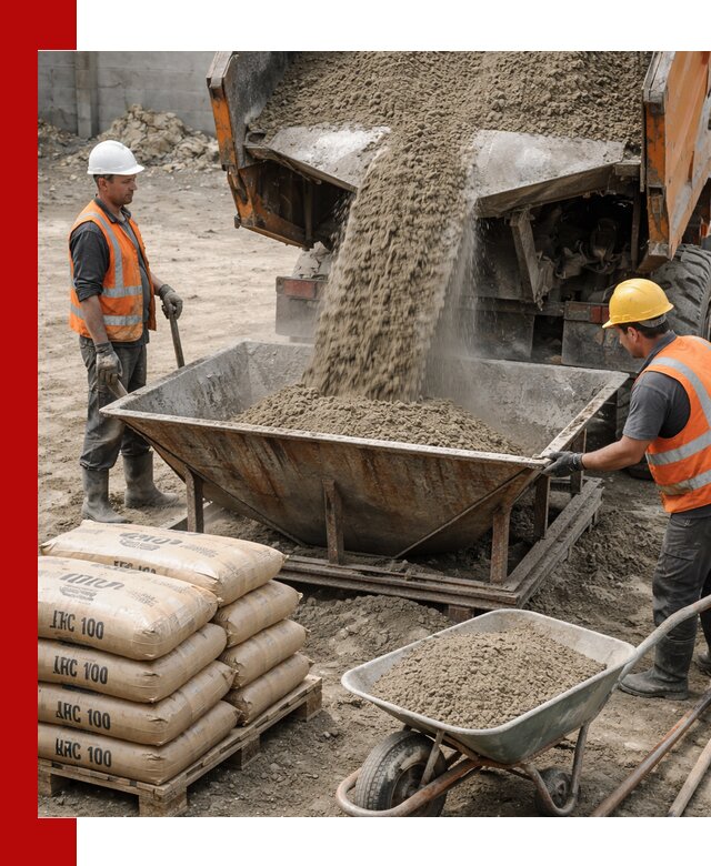 Доставка цементно-песчаной смеси М100 в Пугачёве