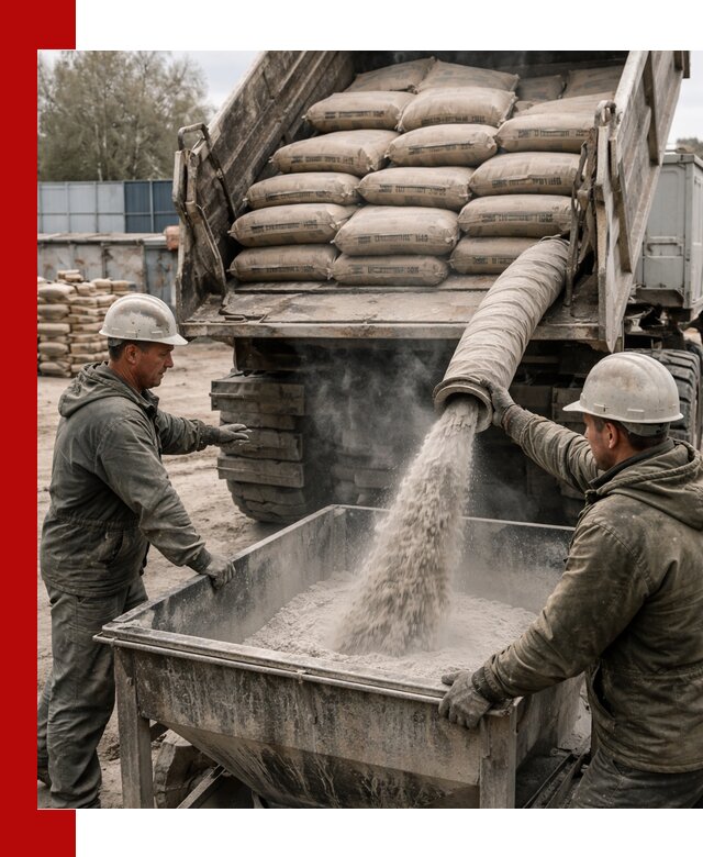 Доставка цемента М400 в Пугачёве оптом и в розницу