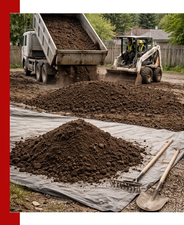 Грунт для отсыпки участка с доставкой в Пугачёве