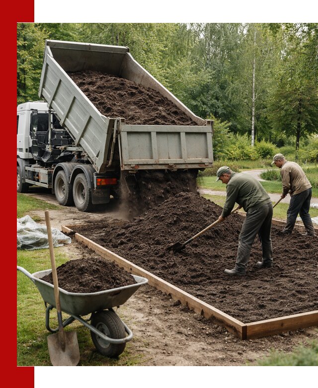 Доставка грунта для озеленения и благоустройства в Пугачёве