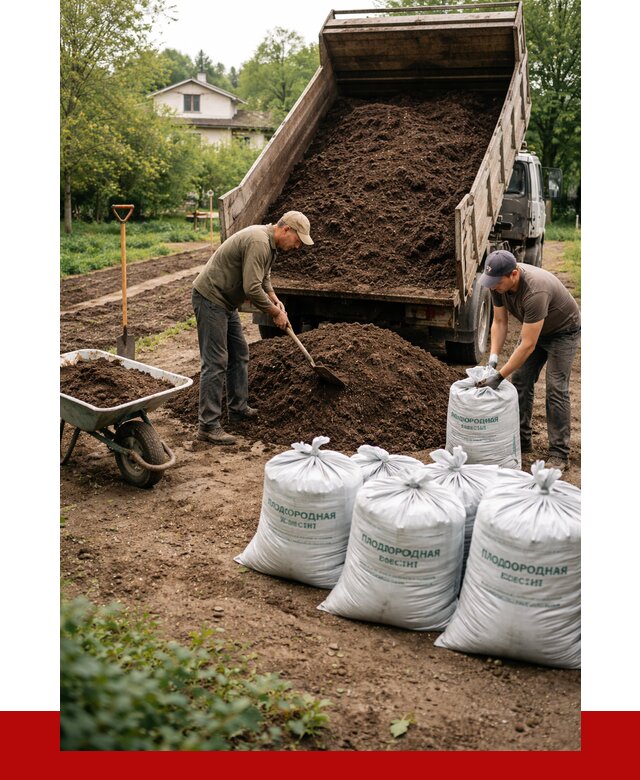 Плодородная смесь в Пугачёве от 4267 р./куб с доставкой | ПРОНЕРУДПгч