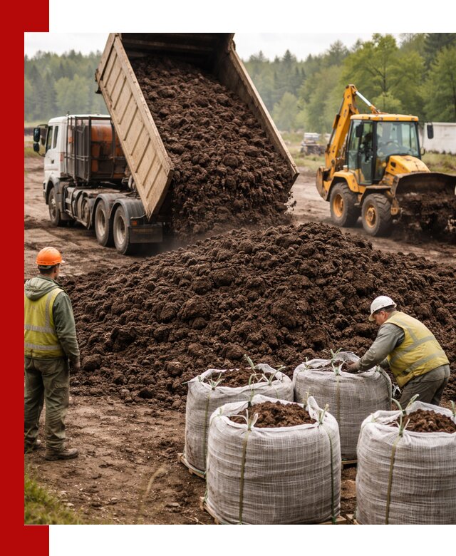 Доставка нейтрального торфа в Пугачёве оптом и в розницу