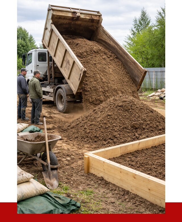 Торфо песчаная смесь в Пугачёве с доставкой от 1880 р. | ПРОНЕРУДПгч