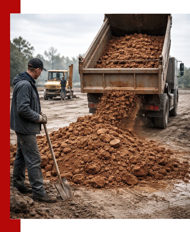 Глина для засыпки в Пугачёве с доставкой самосвалами