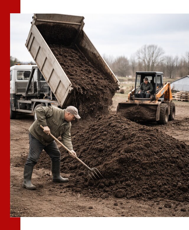 Доставка и продажа перегноя в Пугачёве быстро и дешево