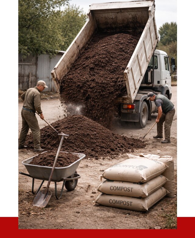 Купить компост в Пугачёве от 4267 р. за куб с доставкой | ПРОНЕРУДПгч