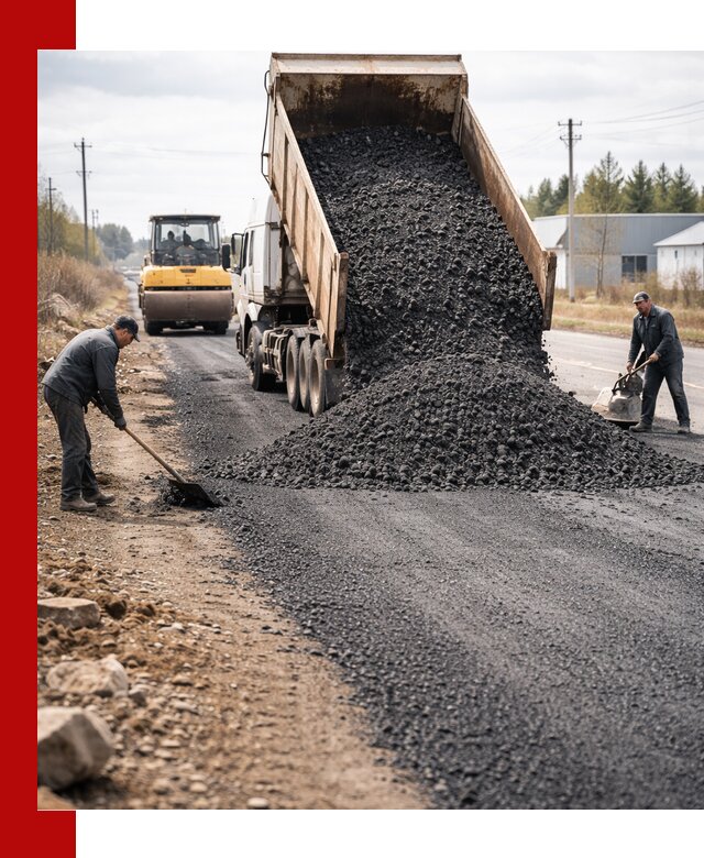 Асфальтовая крошка для дорог в Пугачёве — поставка и доставка