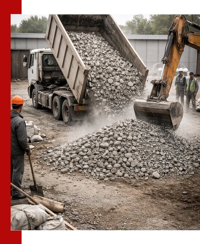 Доставка дробленого бетона в Пугачёве оптом и в розницу