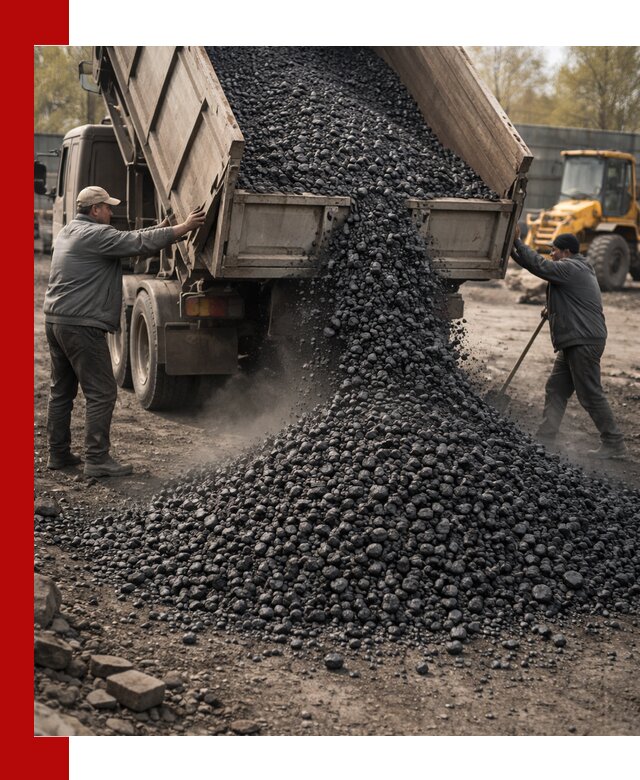 Доставка угля семечка самосвалами в Пугачёве