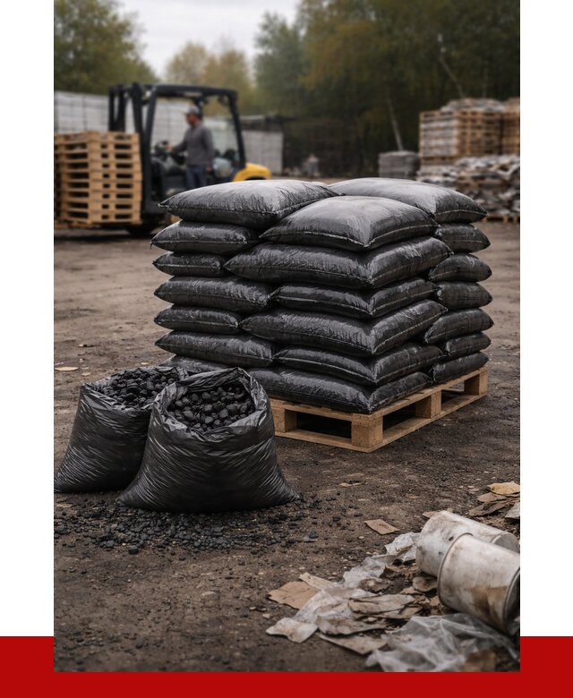Купить уголь в мешках с доставкой в Пугачёве от 7620 р. | ПРОНЕРУДПгч