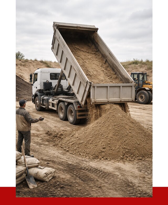 Доставка самосвалом 20 кубов в Пугачёве от 7620 р. | ПРОНЕРУДПгч