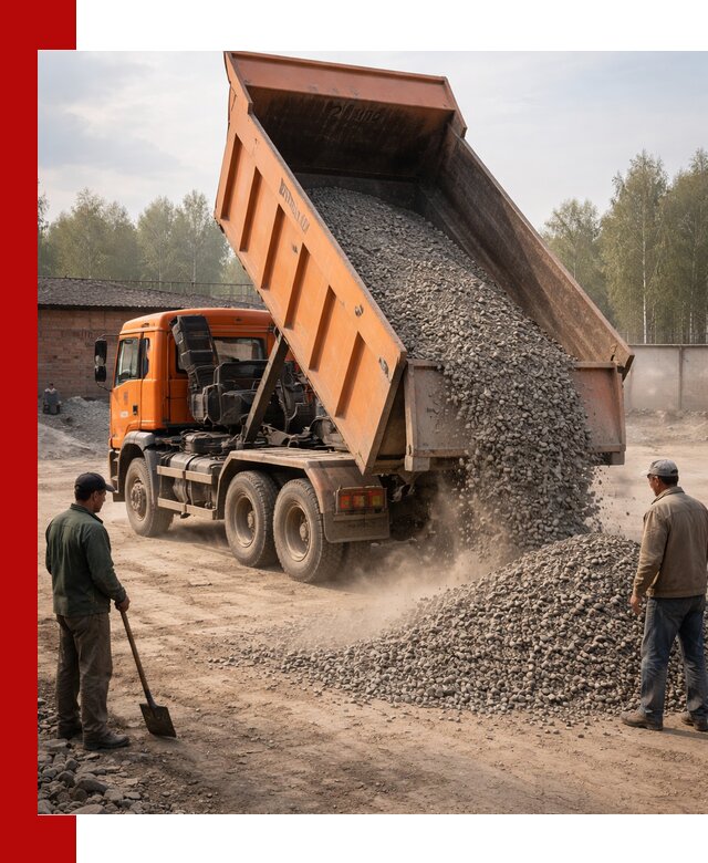 Доставка самосвалом 20 м3 в Пугачёве быстро и надежно