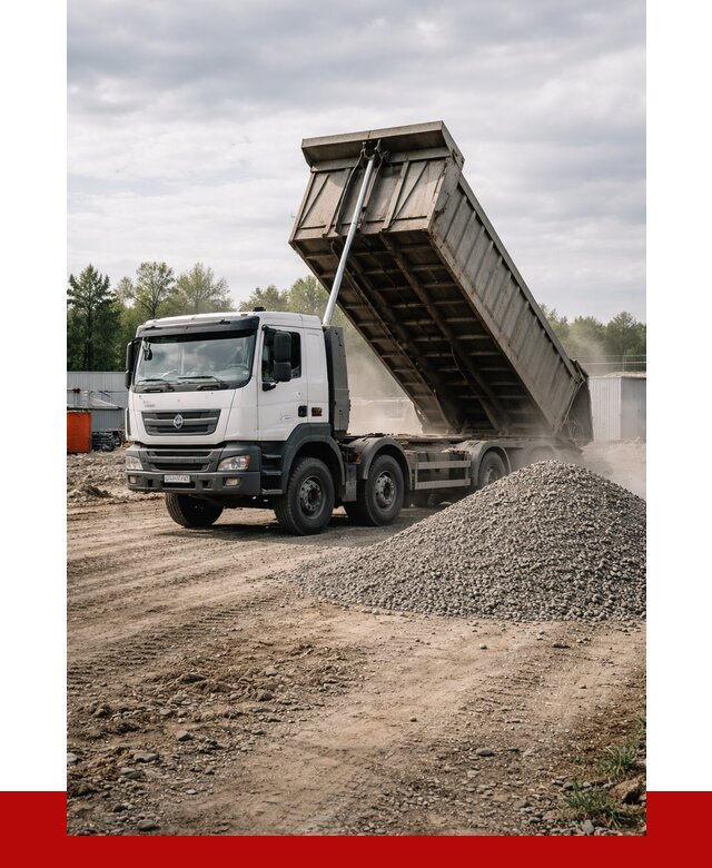 Доставка самосвалом 40 кубов в Пугачёве от 9144 р. | ПРОНЕРУДПгч