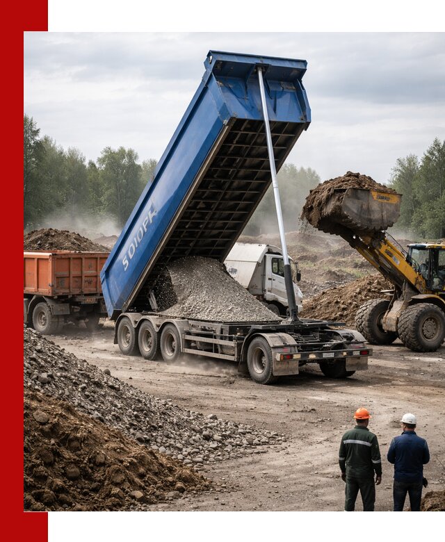 Аренда тонар 40 тонн в Пугачёве с доставкой материалов