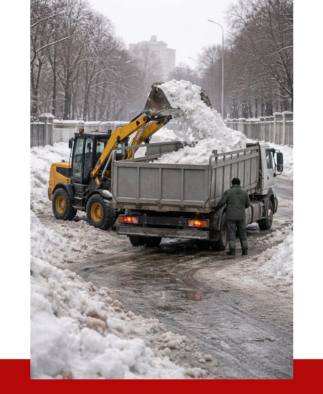 Вывоз снега с погрузкой в Пугачёве от 3556 р. ПРОНЕРУДПгч
