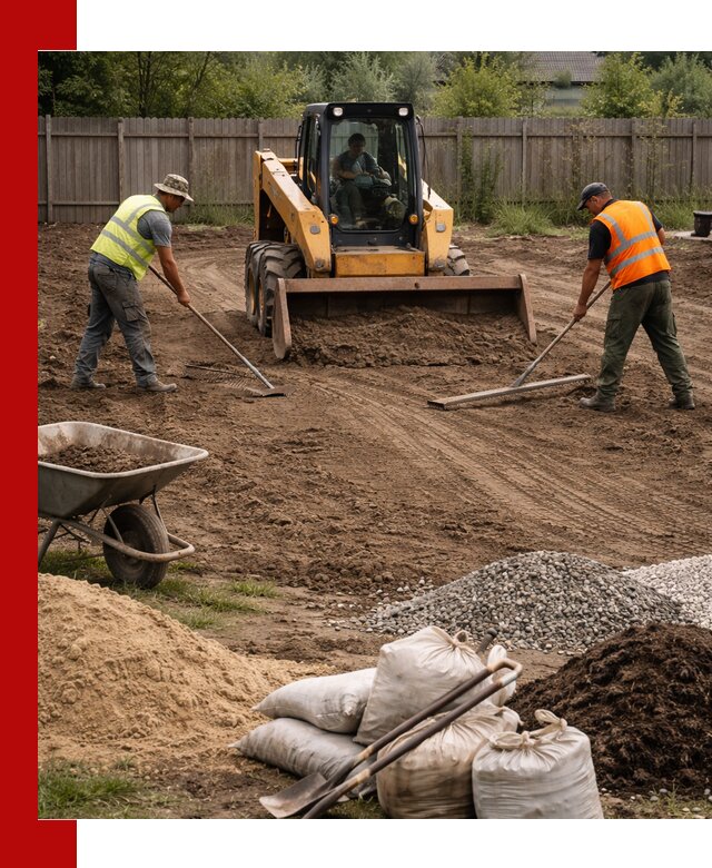 Выравнивание участка под строительство и благоустройство в Пугачёве
